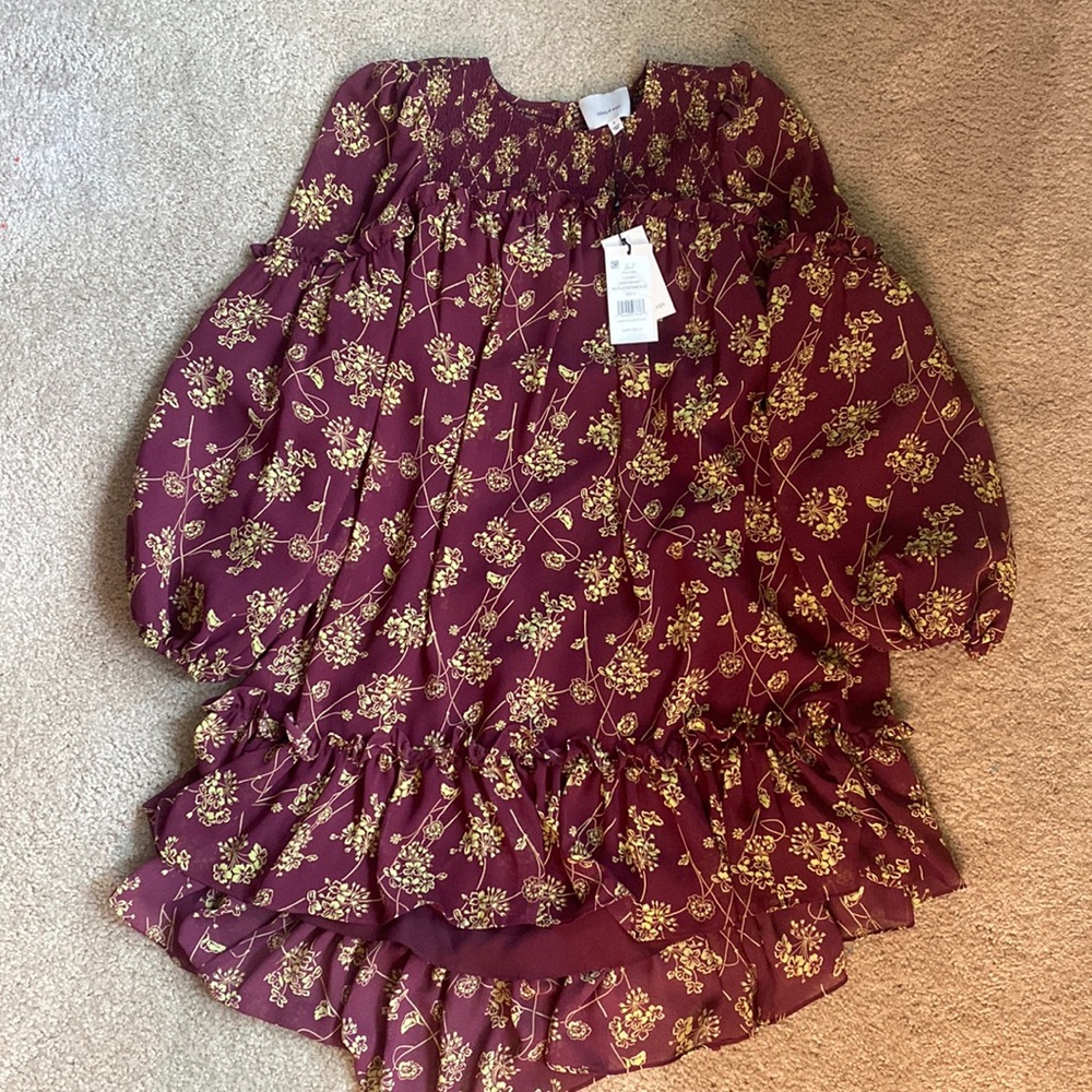 Cinq á Sept Zoila Merlot Dress Sz 0: Summer and Spring Wedding dress